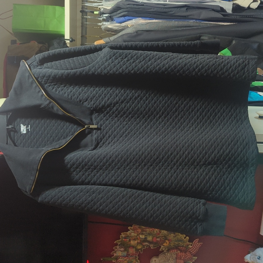 Lands End quilted pullover tunic
